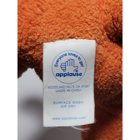 Disney Winnie The Pooh Tiger Plush 11.6" Applause Stuffed Animal Orange Toy - Picture 5 of 11